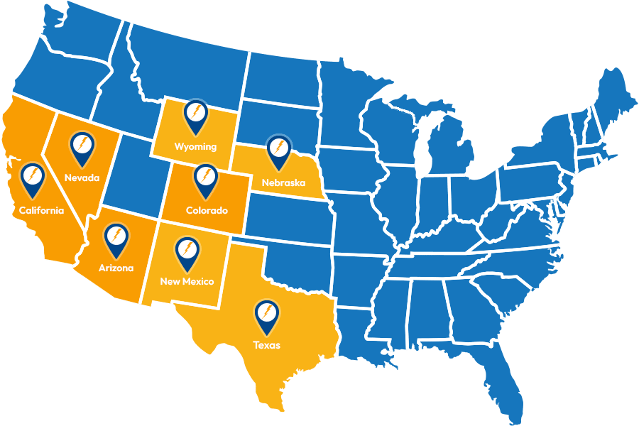 Service Area Map